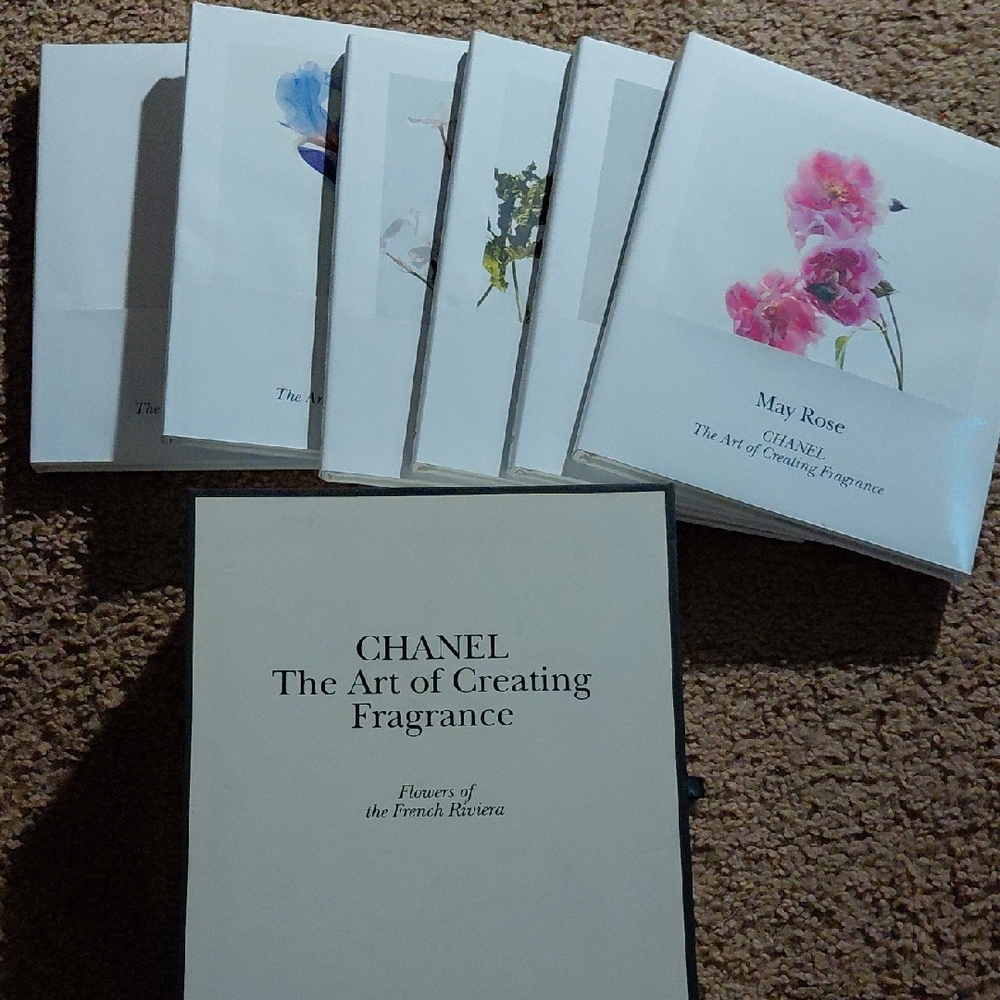 CHANEL Fragrance Art Book Set - White and Floral Accents